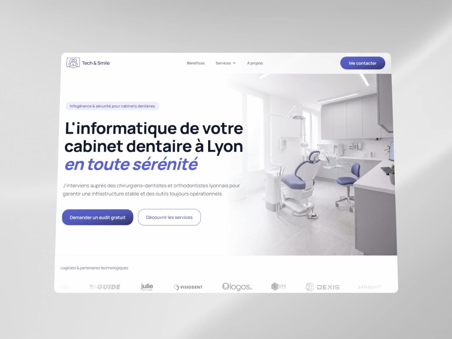 Aperçu du nouveau site Tech & Smile conçu par Oseeka Studio